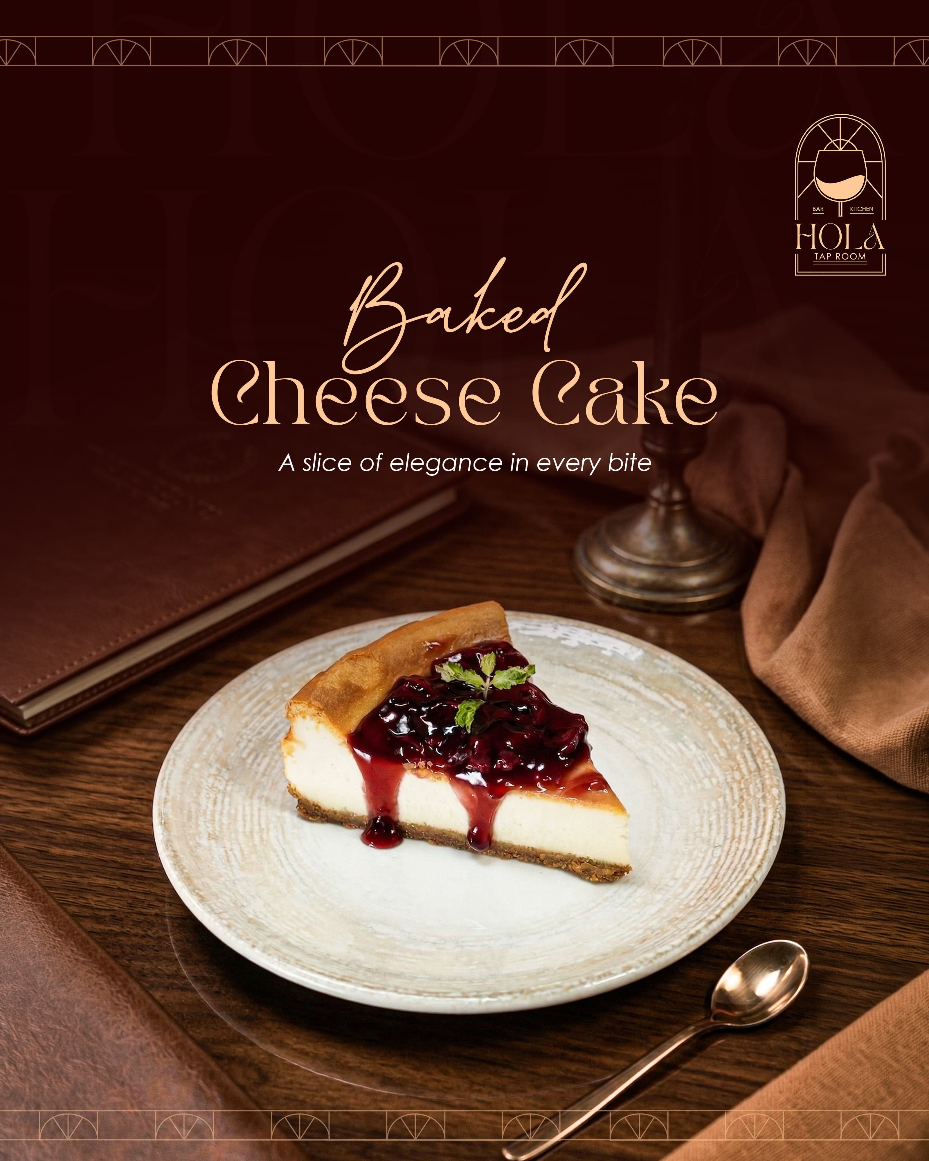 BAKED CHEESE CAKE PST